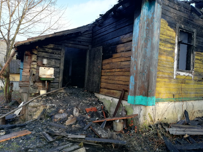 В деревне Куровичи  на пожаре погиб мужчина. Это уже третий случай за год