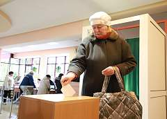 ЦИК: На 14.00 явка избирателей составила 59,17 %