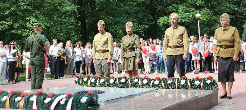 22 июня в Новогрудке состоялся митинг, посвященный Дню всенародной памяти жертв Великой Отечественной войны