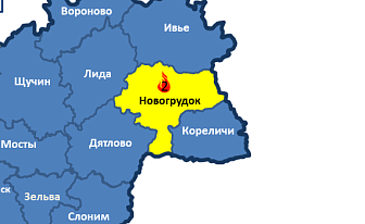 За сутки на территории Новогрудского района произошло 2 пожара
