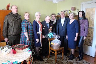 Ветеран-долгожитель Леонид Лазаревич Скворцов отмечает 107-й день рождения