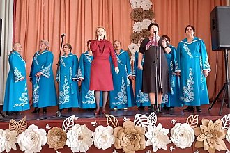 Народный хор ветеранов войны и труда «Радость» провёл концерт в Новогрудском психоневрологическом доме-интернате