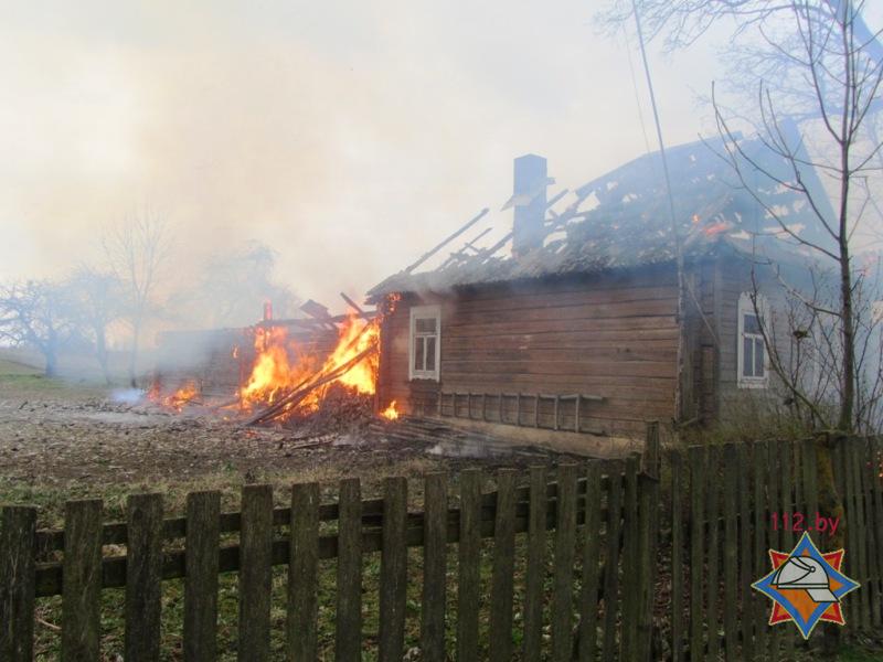 Пожар дачного дома произошел в деревне Антоновщина Новогрудского района 