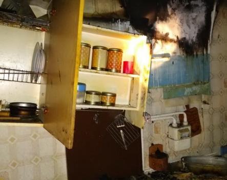 В Новогрудке на пожаре спасен хозяин квартиры