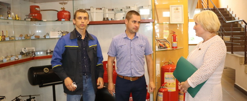 Член Совета Республики Эльвира Сороко встретилась с коллективом Новогрудского завода газовой аппаратуры