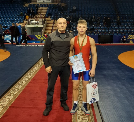 Матвей Сачко занял второе место в спартакиаде ДЮСШ Республики Беларусь по греко-римской борьбе