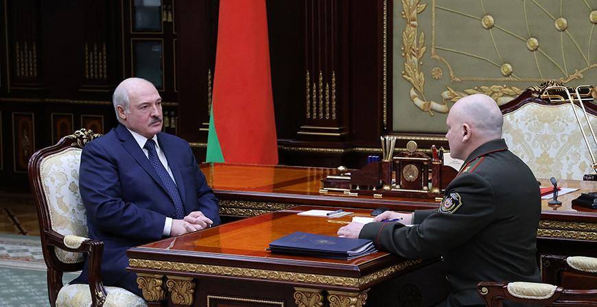 Александр Лукашенко принял с докладом председателя КГБ Ивана Тертеля