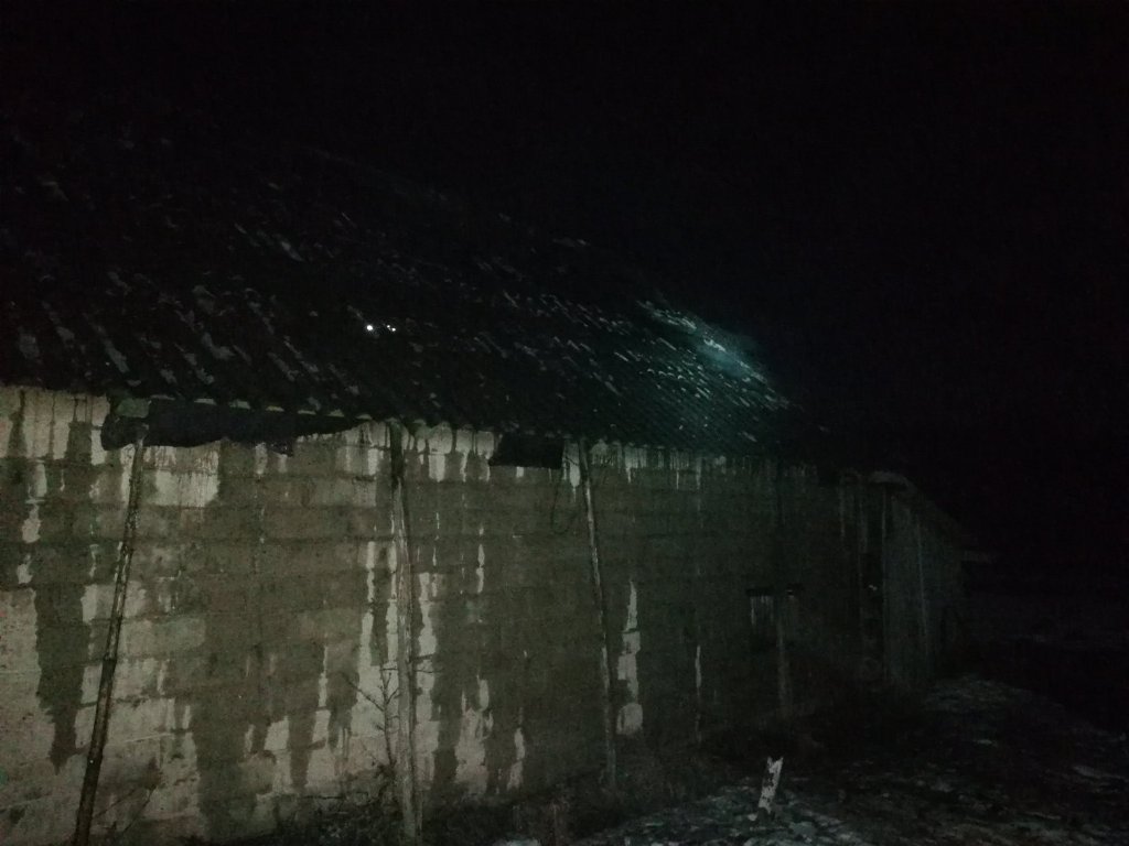 Возгорание блочной хозяйственной постройки в аг. Нёвда
