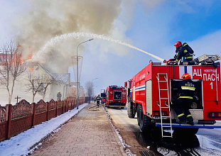 В Новогрудке горел жилой дом 