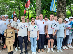 Новогрудчане принимают участие в первом областном депутатском туристическом слете, посвященном 80-й годовщине освобождения Беларуси от немецко-фашистских захватчиков
