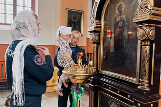 ФОТОФАКТ: Помолились за Беларусь вместе: новогрудские спасатели присоединились к Всебелорусской молитве