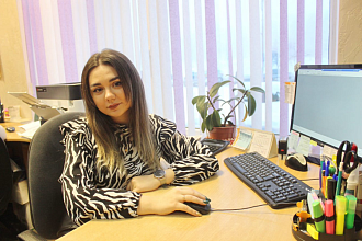 Молодой бухгалтер Дарья Полубок считает свою профессию интересной