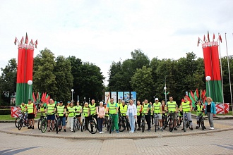 Ежегодный районный патриотический велопробег, приуроченный ко Дню Независимости, состоялся на Новогрудчине