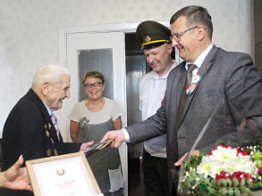 Поздравления с Днем Независимости принимали ветераны Новогрудчины