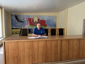 Сотрудники ЛТП- 5 встретились с председателем районной организации ОСВОД Николаем Кетко