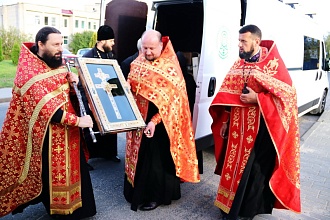 В Новогрудке встречали великую духовную Святыню  –  Крест преподобной Евфросинии Полоцкой