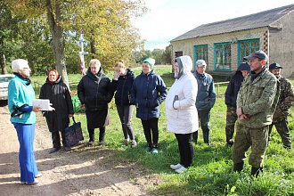 Задать вопросы и получить ответы. В деревне Загорье-Сенненское прошло сельское собрание