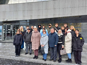 Преподаватели и учащиеся Новогрудского колледжа технологий и безопасности посетили Белорусский государственный музей истории Великой Отечественной войны