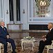 Александр Лукашенко дает интервью гендиректору МИА «Россия сегодня» Дмитрию Киселеву