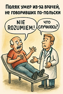 Не врачи, а палачи? Поляк умер из-за врачей, которые на разговаривают на польском