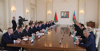 Александр Лукашенко об отношениях Беларуси и Азербайджана: у нас нет закрытых тем, мы одинаково понимаем мир и куда он движется