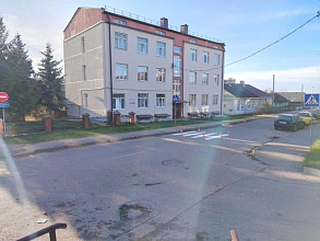 Безопасность детей – в приоритете. В Новогрудке появился новый пешеходный переход у Центра «ДАР»