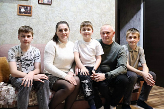 Самая ответственная работа – быть родителями. Так считают новогрудчане Сергей и Ульяна Давлюд