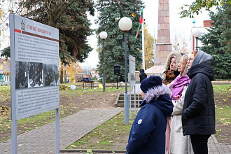 В Любче установили информационные стенды о событиях Великой Отечественной войны