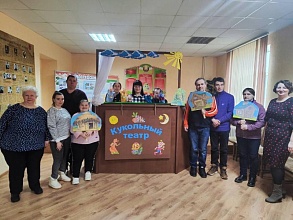 В отделении социальной реабилитации, абилитации инвалидов ТЦСОН Новогрудского района открылся кукольный театр